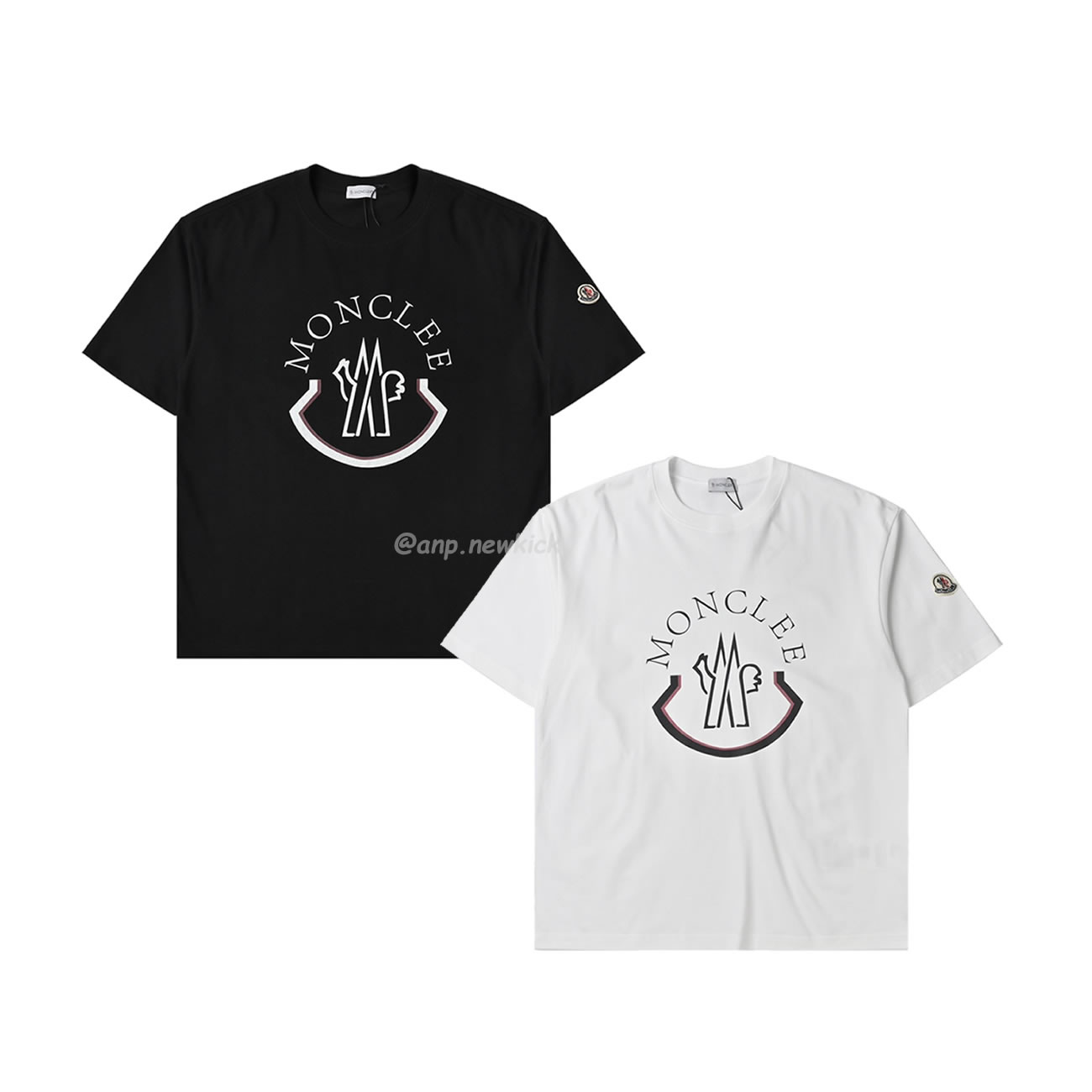Moncler 24ss Mc Large Logo Short Sleeved T Shirt (2) - www.newkick.vip