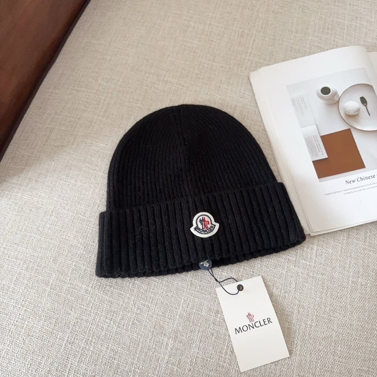 Moncler Logo Patch Beanie Black (8) - www.newkick.vip Moncler Logo Patch Beanie Black (8) - www.newkick.vip