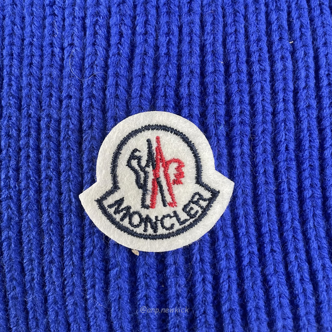 Moncler Logo Patch Ribbed Knit Beanie Black Blue (3) - www.newkick.vip Moncler Logo Patch Ribbed Knit Beanie Black Blue (3) - www.newkick.vip