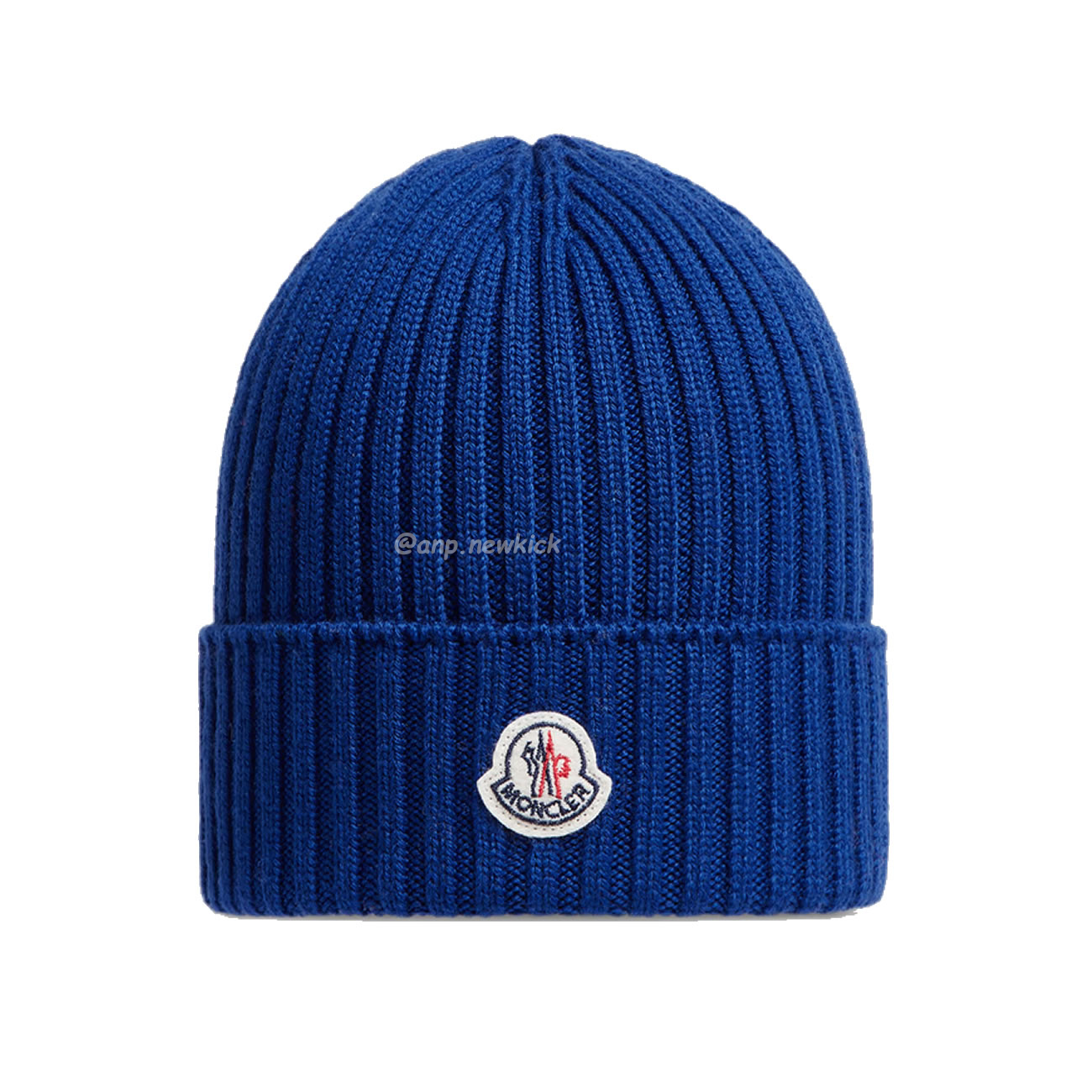 Moncler Logo Patch Ribbed Knit Beanie Black Blue (4) - www.newkick.vip Moncler Logo Patch Ribbed Knit Beanie Black Blue (4) - www.newkick.vip