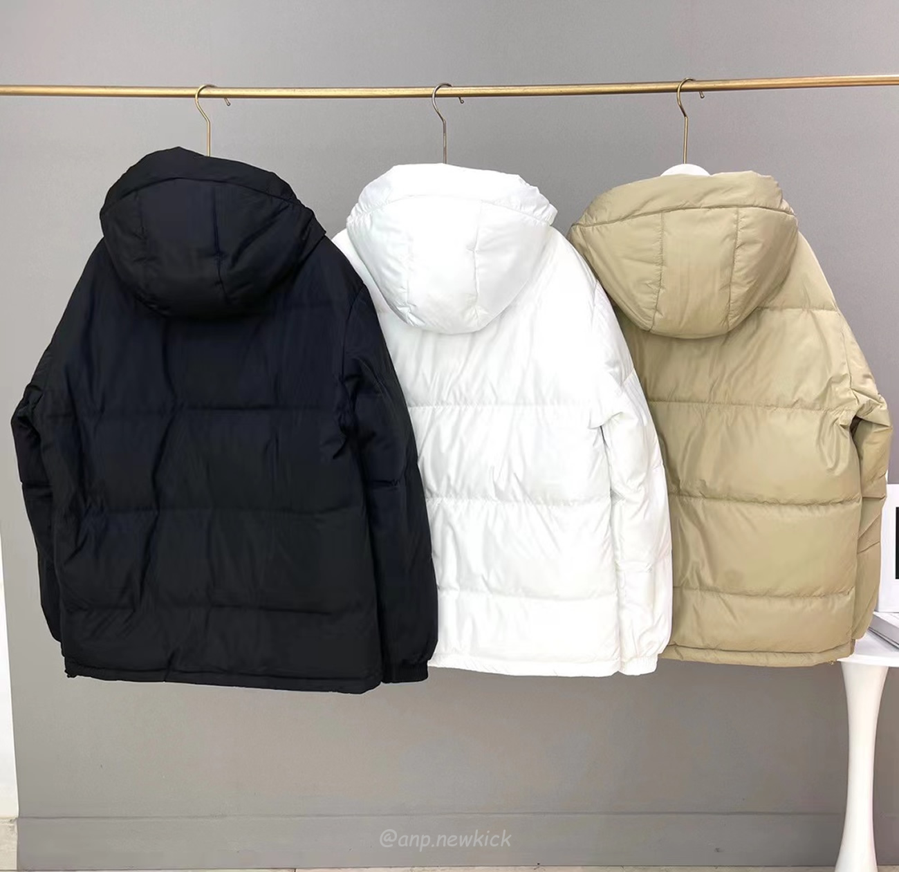 New Balance Nb Thickened Warm Down Jacket White Beige Black (3) - www.newkick.vip