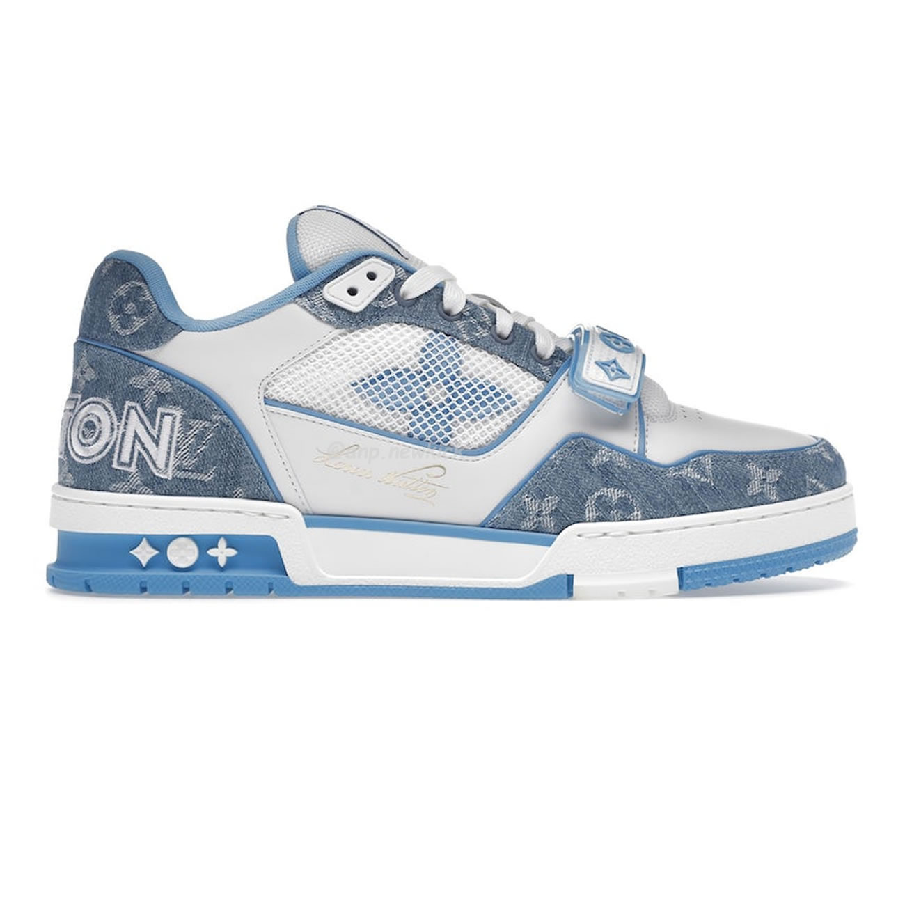 Monogram Denim White Blue(1) - www.newkick.vip Monogram Denim White Blue(1) - www.newkick.vip