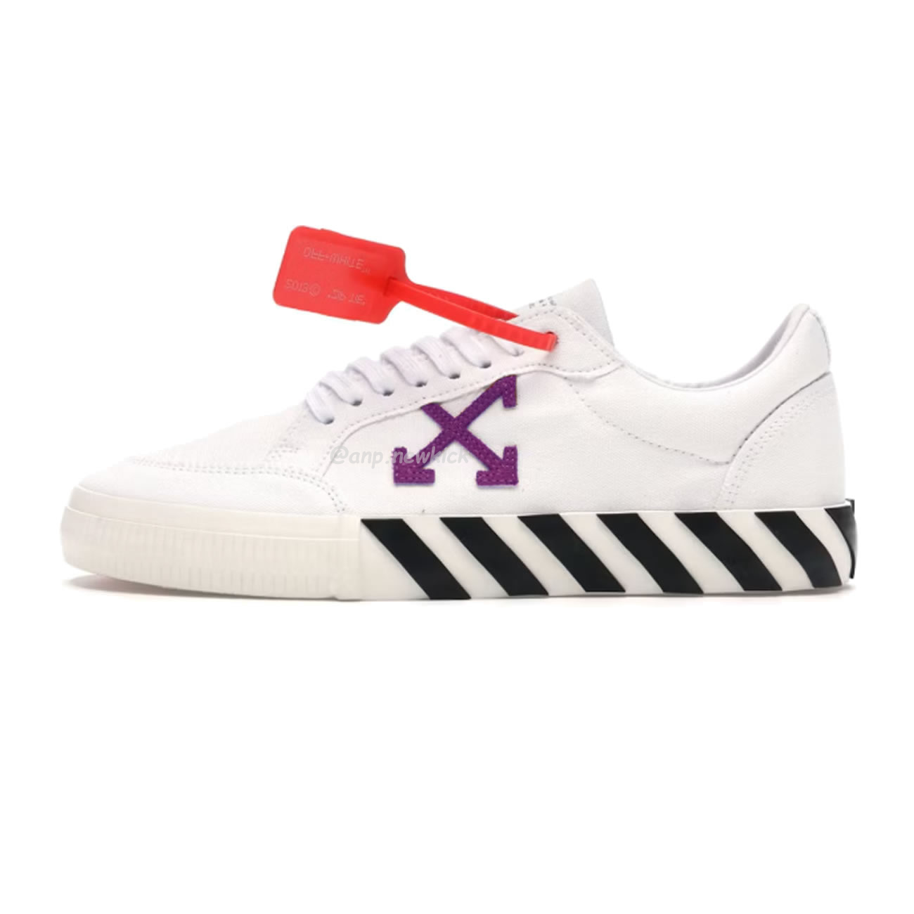 Off White Vulc Low Navy Arrow White Purple Grey Omia085f21fab0010146 (10) - www.newkick.vip
