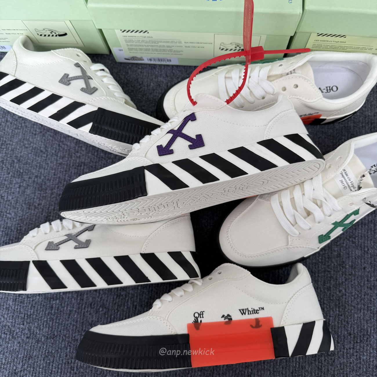 Off White Vulc Low Navy Arrow White Purple Grey Omia085f21fab0010146 (15) - www.newkick.vip