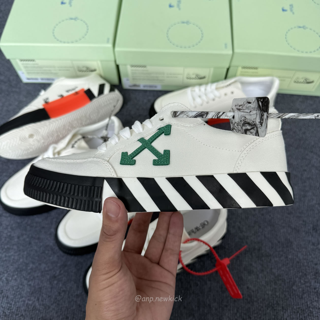 Off White Vulc Low Navy Arrow White Purple Grey Omia085f21fab0010146 (3) - www.newkick.vip