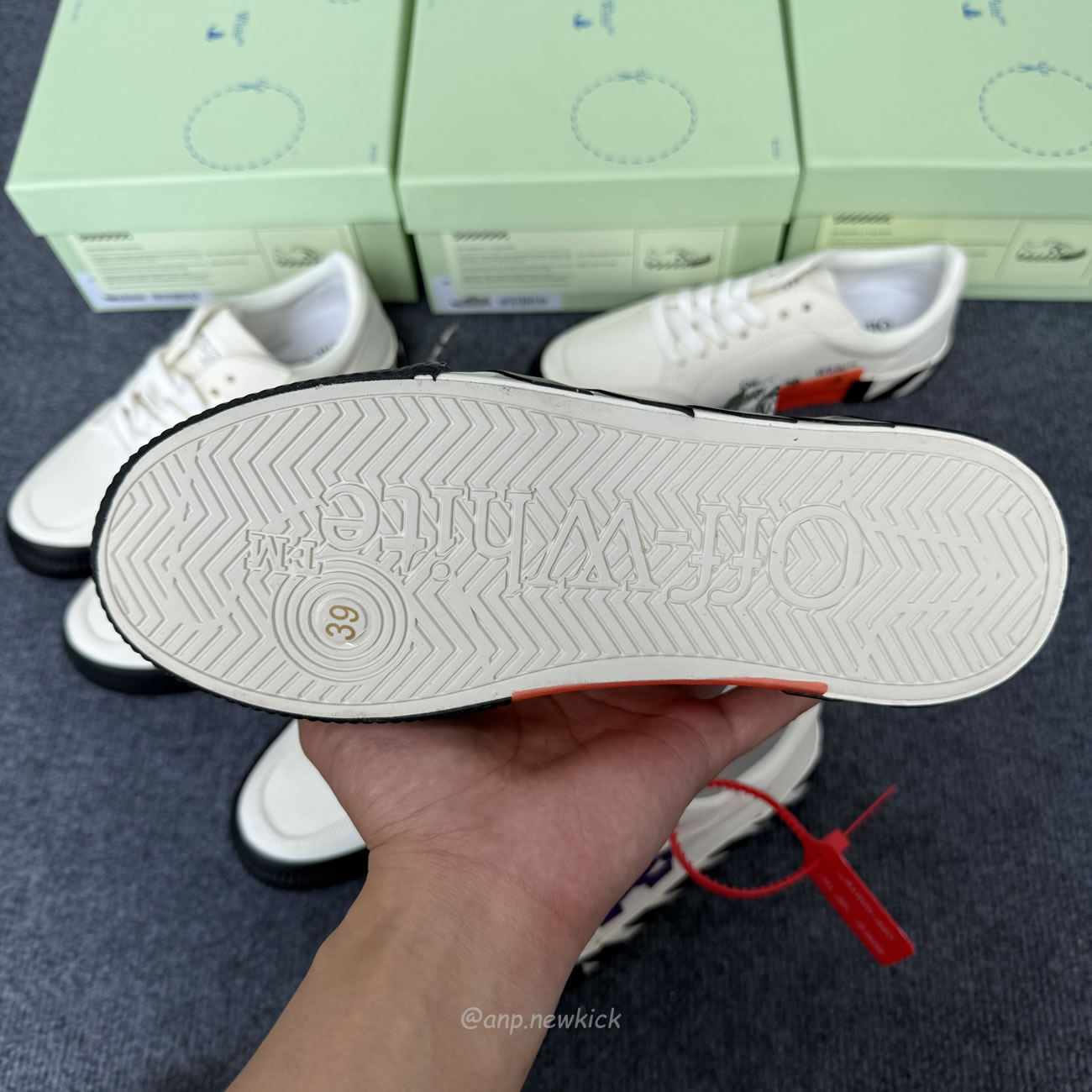 Off White Vulc Low Navy Arrow White Purple Grey Omia085f21fab0010146 (7) - www.newkick.vip