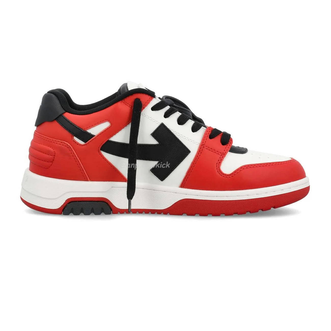 Off White Out Of Office Ooo Low Tops Black White Red Omia189s22lea0012510 (11) - www.newkick.vip