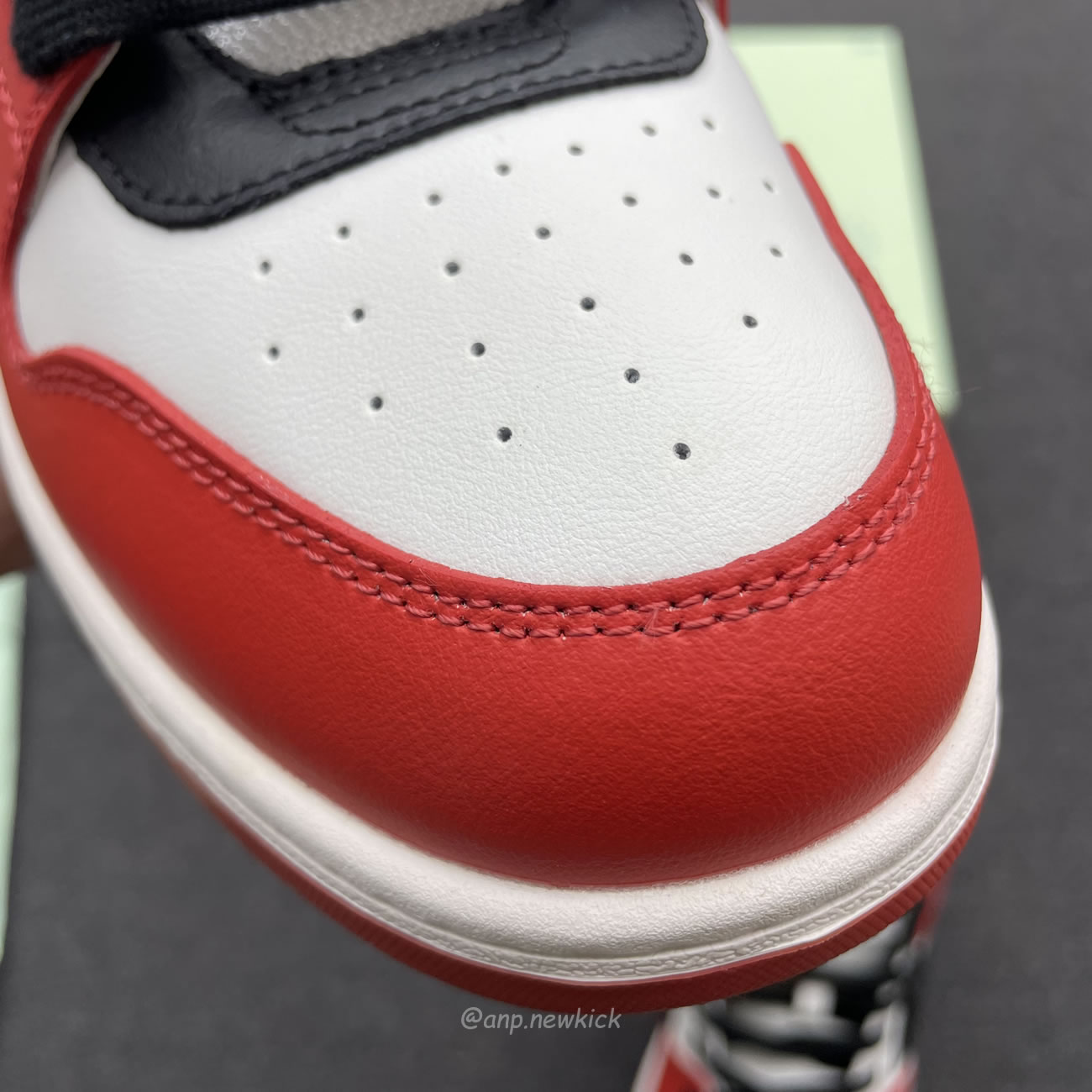 Off White Out Of Office Ooo Low Tops Black White Red Omia189s22lea0012510 (15) - www.newkick.vip