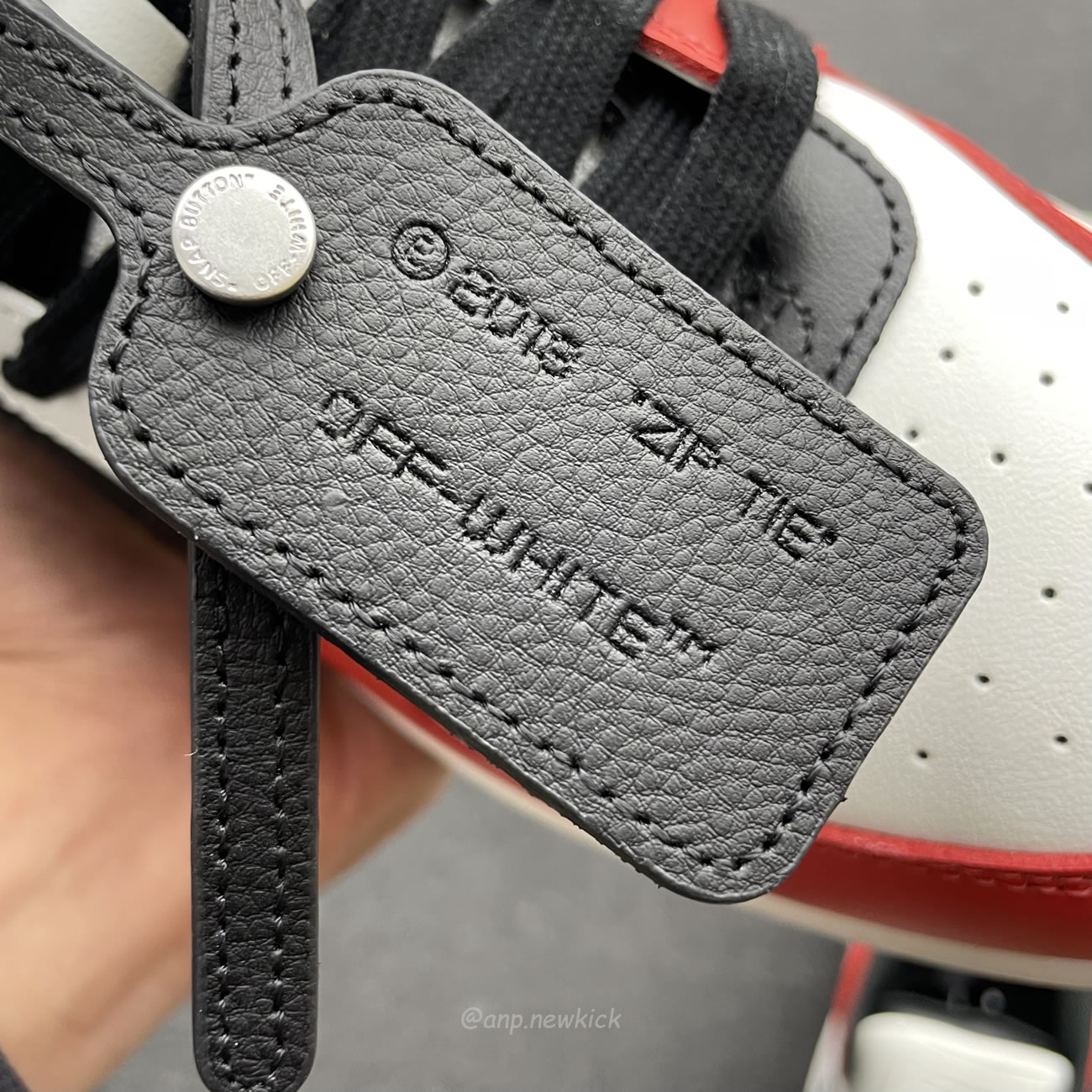 Off White Out Of Office Ooo Low Tops Black White Red Omia189s22lea0012510 (8) - www.newkick.vip