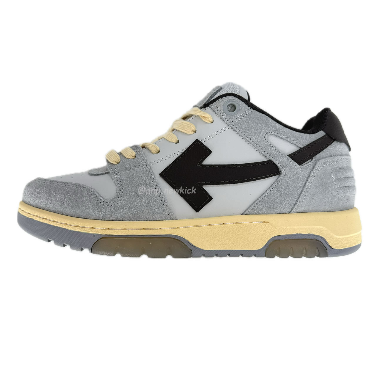 Off White Out Of Office Ooo Low Tops Light Grey Anthracite Omia189s24lea0110511 (1) - www.newkick.vip