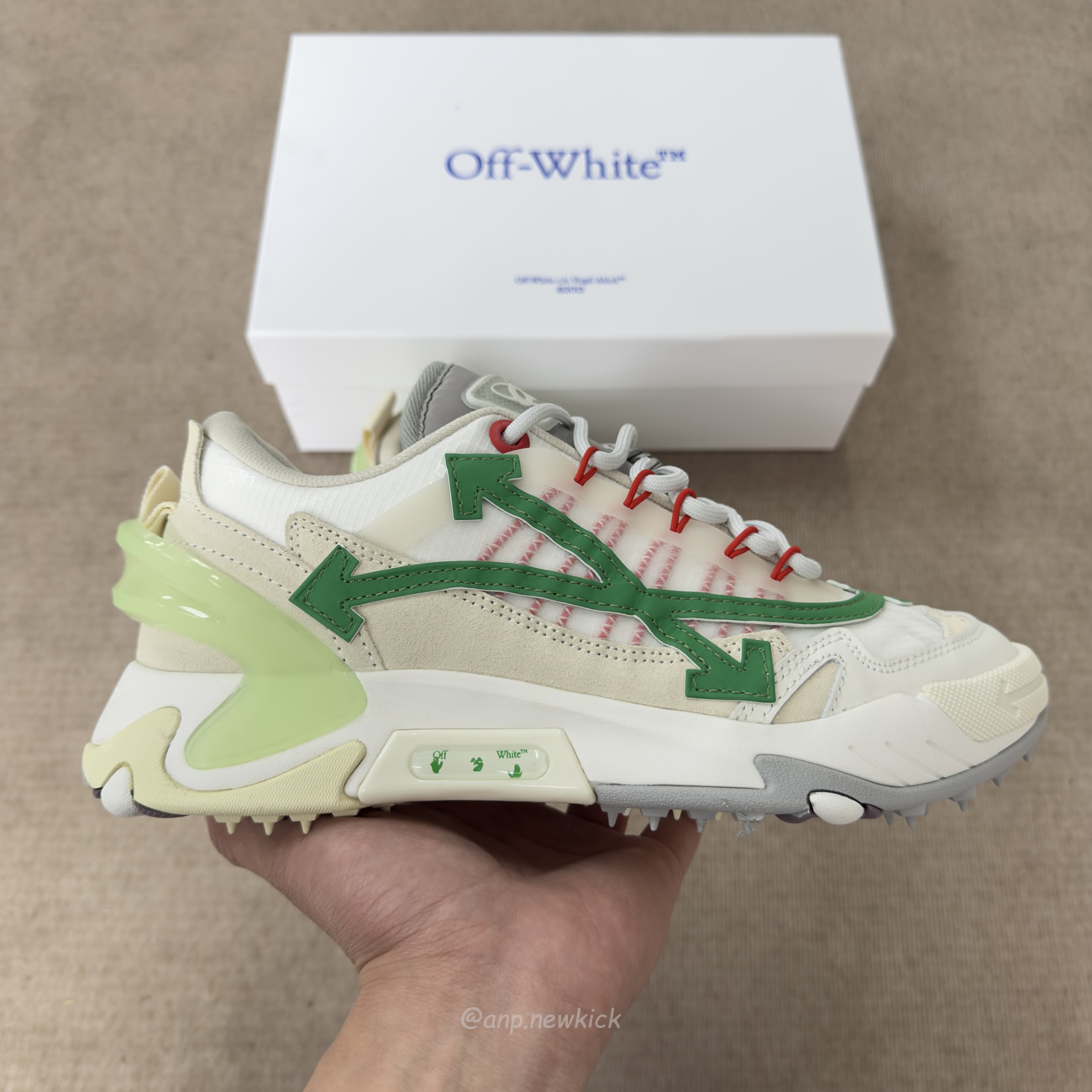 Off White Odsy 2000 Green Arrow Omia190r21fab0010155 (3) - www.newkick.vip