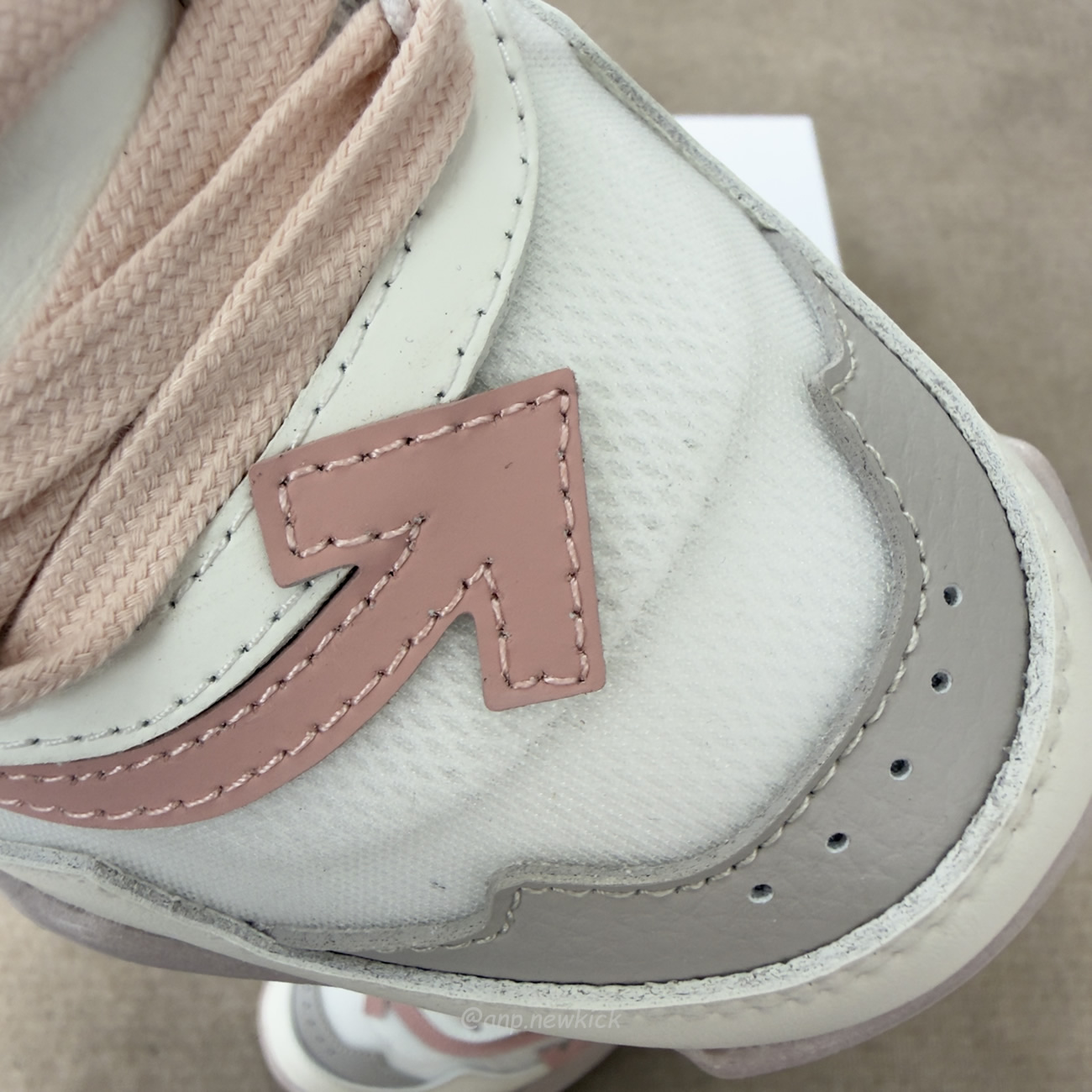 Off White Odsy 1000 Grey Powder Pink Womens Owia180s23fab0010534 (5) - www.newkick.vip