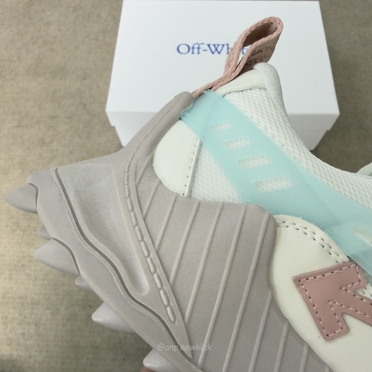 Off White Odsy 1000 Grey Powder Pink Womens Owia180s23fab0010534 (7) - www.newkick.vip