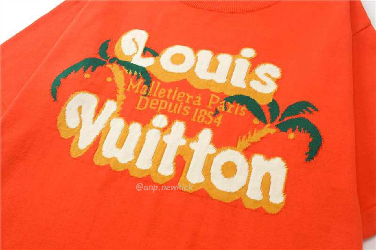 Louis Vuitton Short Sleeved Cotton Crewneck Orange Fw24 (2) - www.newkick.vip Louis Vuitton Short Sleeved Cotton Crewneck Orange Fw24 (2) - www.newkick.vip