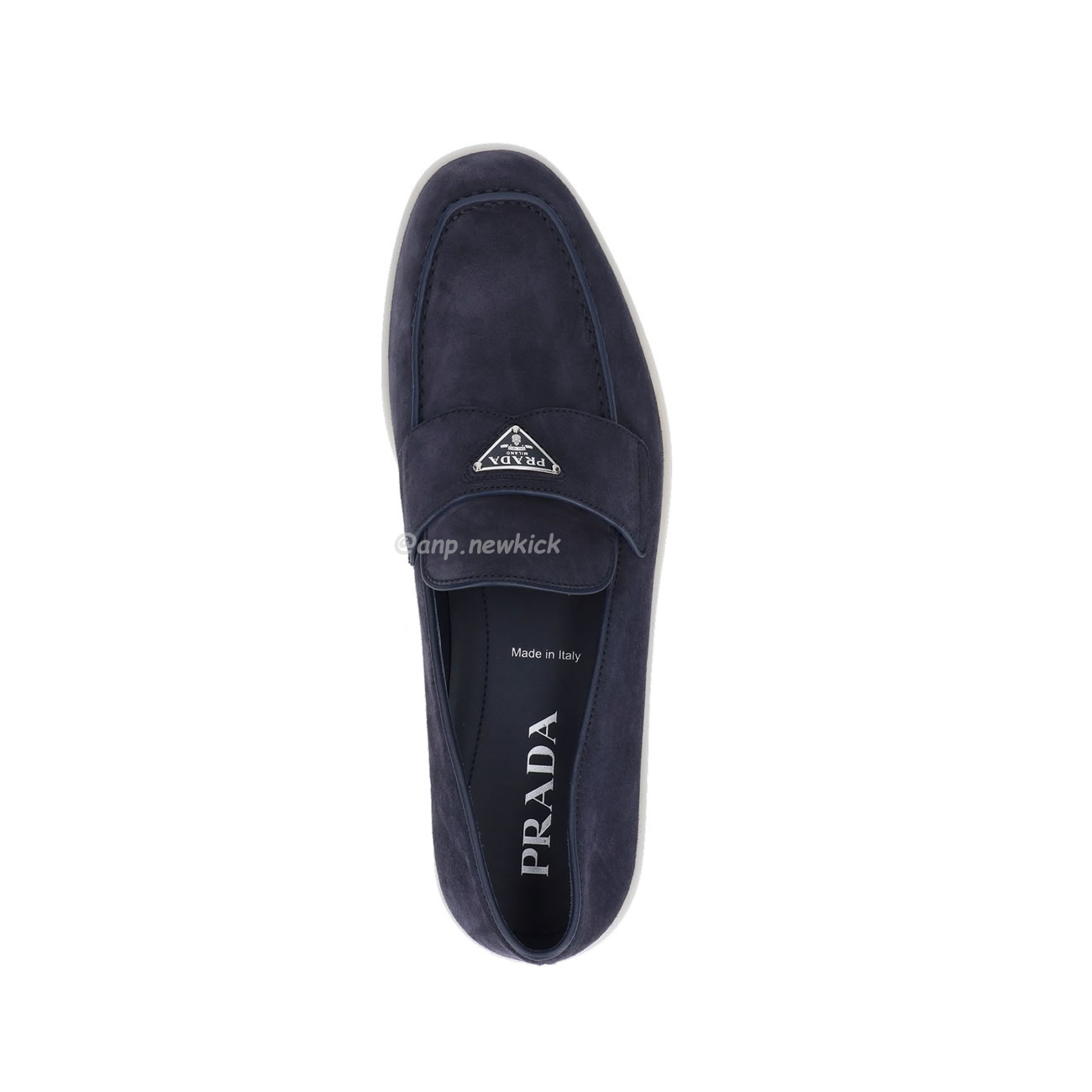 Prada Logo Suede Loafers (2) - www.newkick.vip Prada Logo Suede Loafers (2) - www.newkick.vip