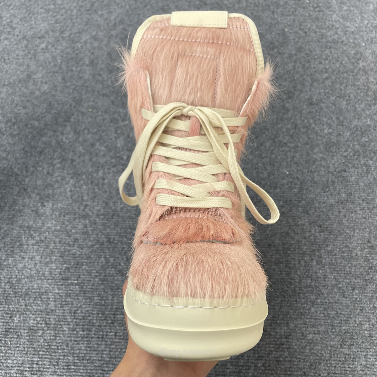Rick Owens Geobasket Kuhfell Dusty Rosa Milch Rr02b2894lhl 8311 (5) - www.newkick.vip