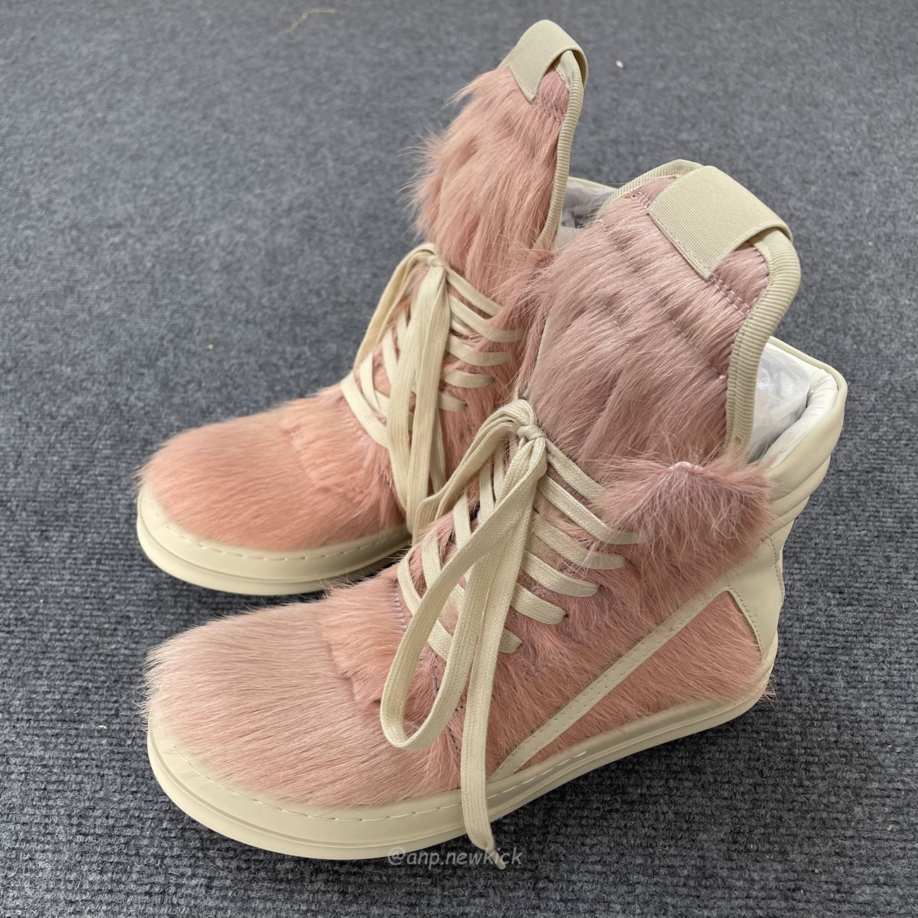 Rick Owens Geobasket Kuhfell Dusty Rosa Milch Rr02b2894lhl 8311 (7) - www.newkick.vip