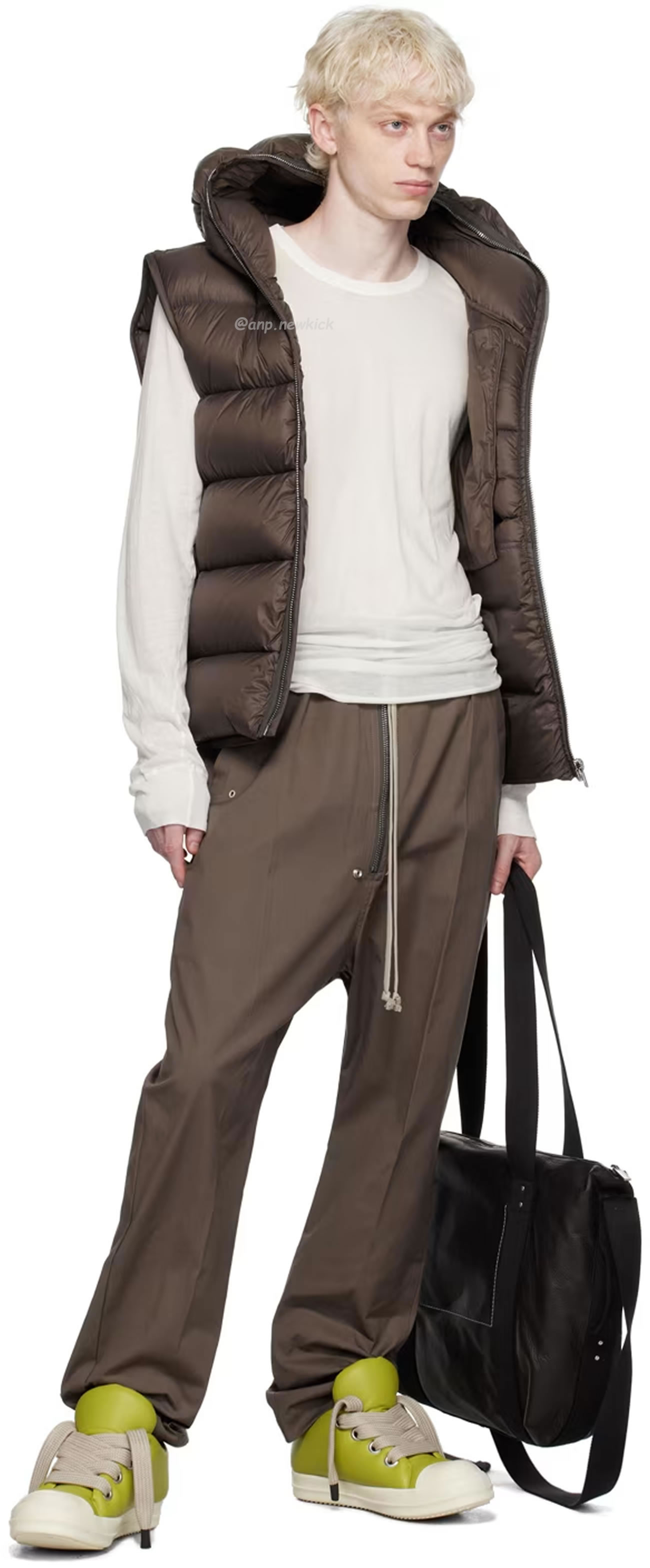 Rick Owens Jumbo Lace Padded Sneaks Low Black Acid Milk Ru02c7893 (15) - www.newkick.vip