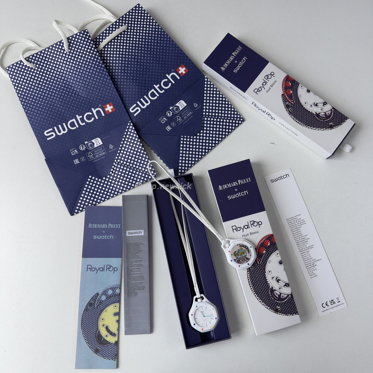 Audemars Piguet X Swatch Royal Pop Collection (2) - www.newkick.vip