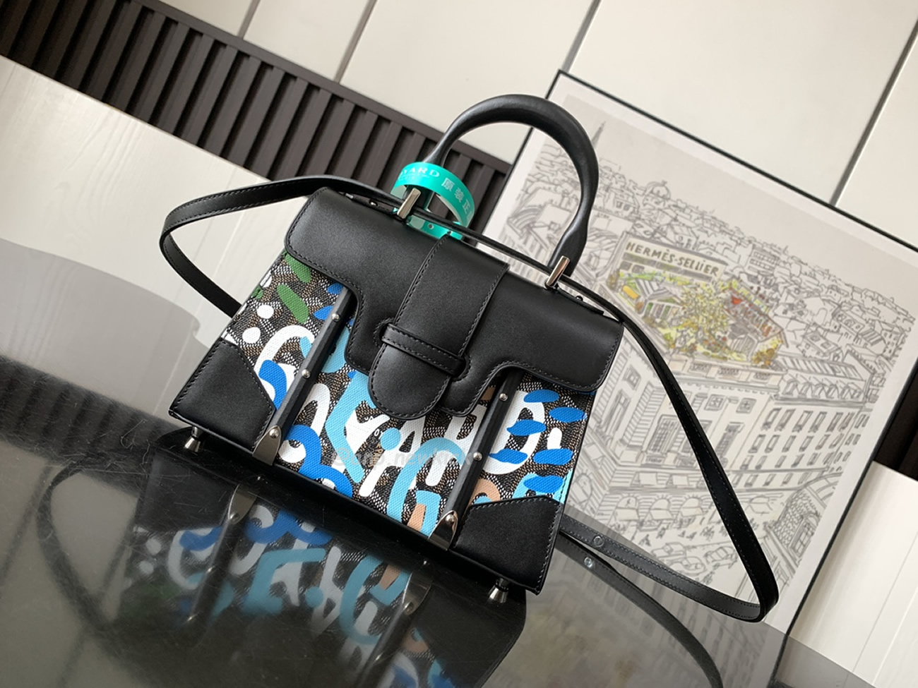 Goyard Saigon Structuré Pm Bag Lettres Camouflage (14) - www.newkick.vip