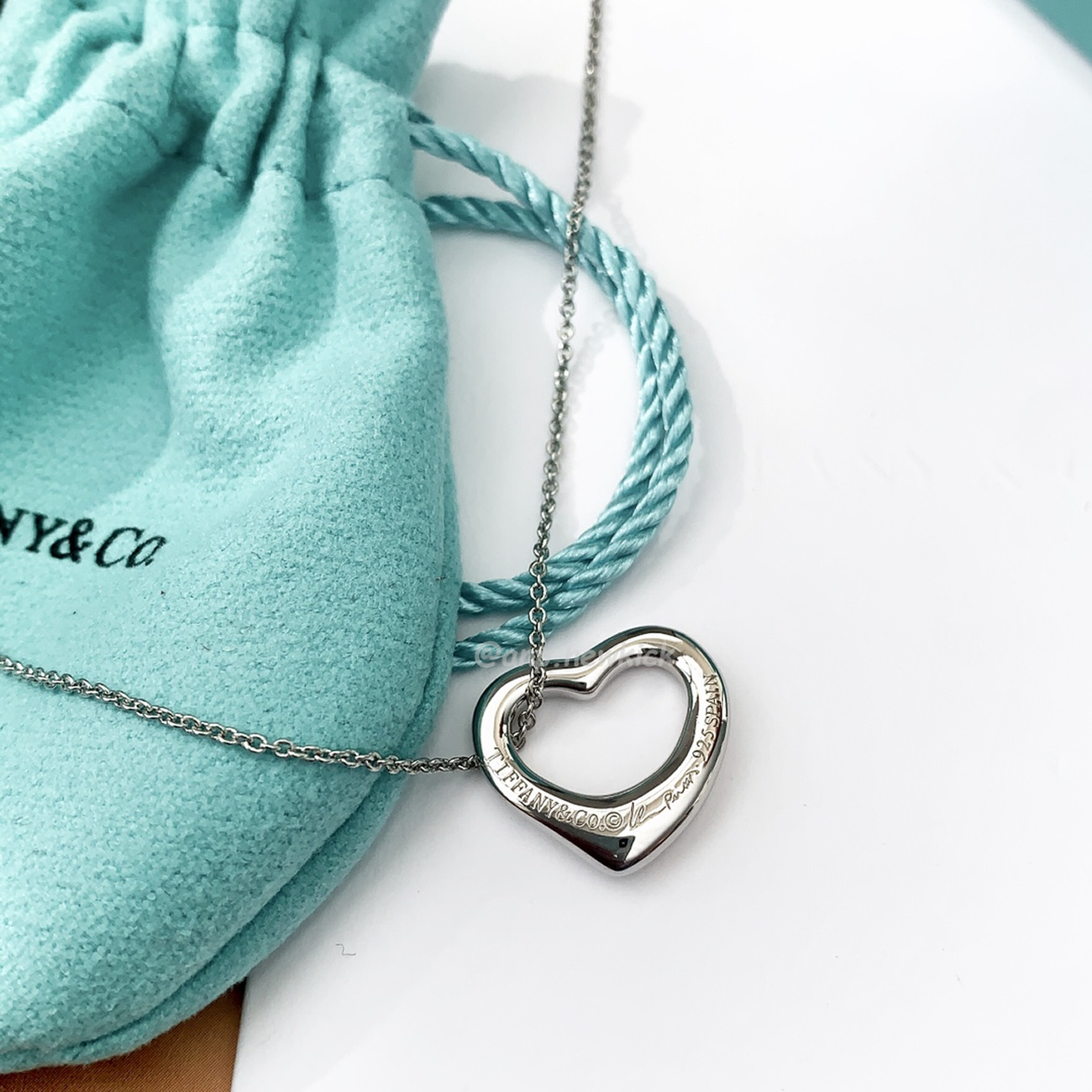 Tiffany Sterling Floating Heart Pendant Necklace (5) - www.newkick.vip Tiffany Sterling Floating Heart Pendant Necklace (5) - www.newkick.vip
