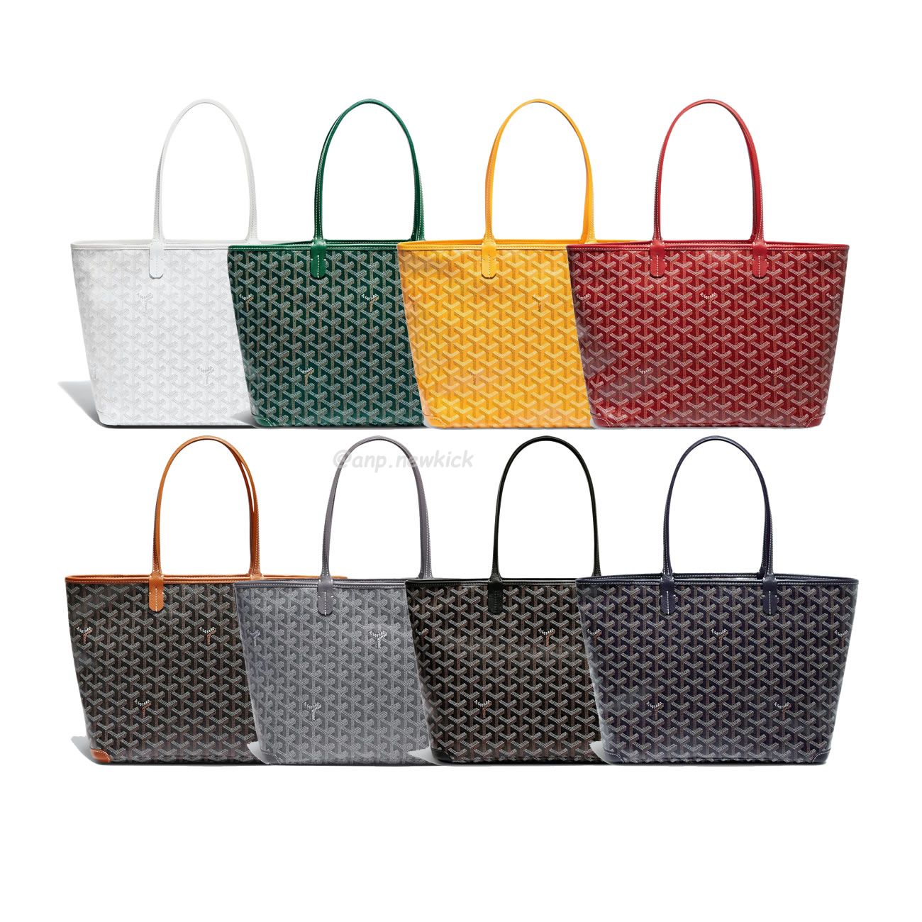 Goyard Artois Tote Pm Blacknatural Green Grey Red White Navy Blue Black Yellow (1) - www.newkick.vip