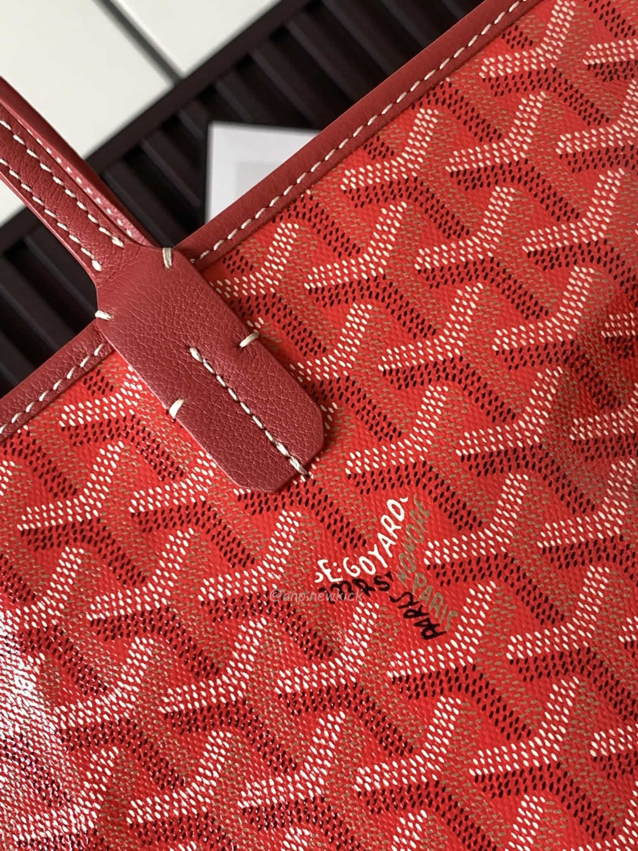Goyard Artois Tote Pm Blacknatural Green Grey Red White Navy Blue Black Yellow (18) - www.newkick.vip