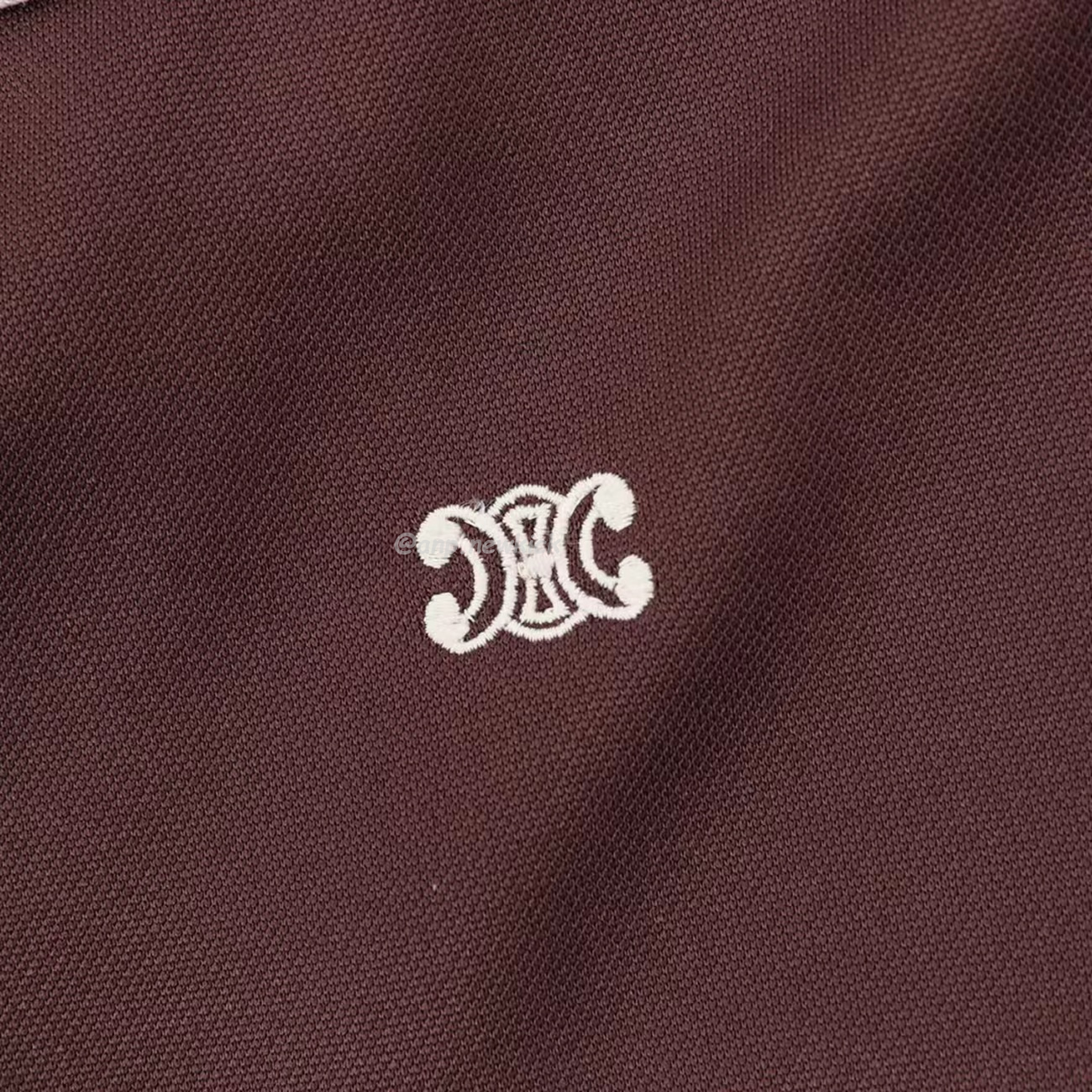 Celine Triomphe Logo Embroidered Zip Up Track Jacket (8) - www.newkick.vip