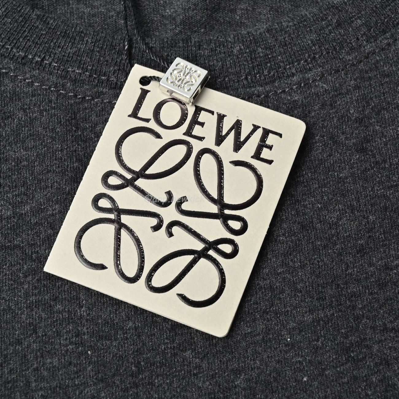 Loewe 24ss Two Tone Embroidered Logo Dark Gray Short Sleeved T Shirt (7) - www.newkick.vip Loewe 24ss Two Tone Embroidered Logo Dark Gray Short Sleeved T Shirt (7) - www.newkick.vip
