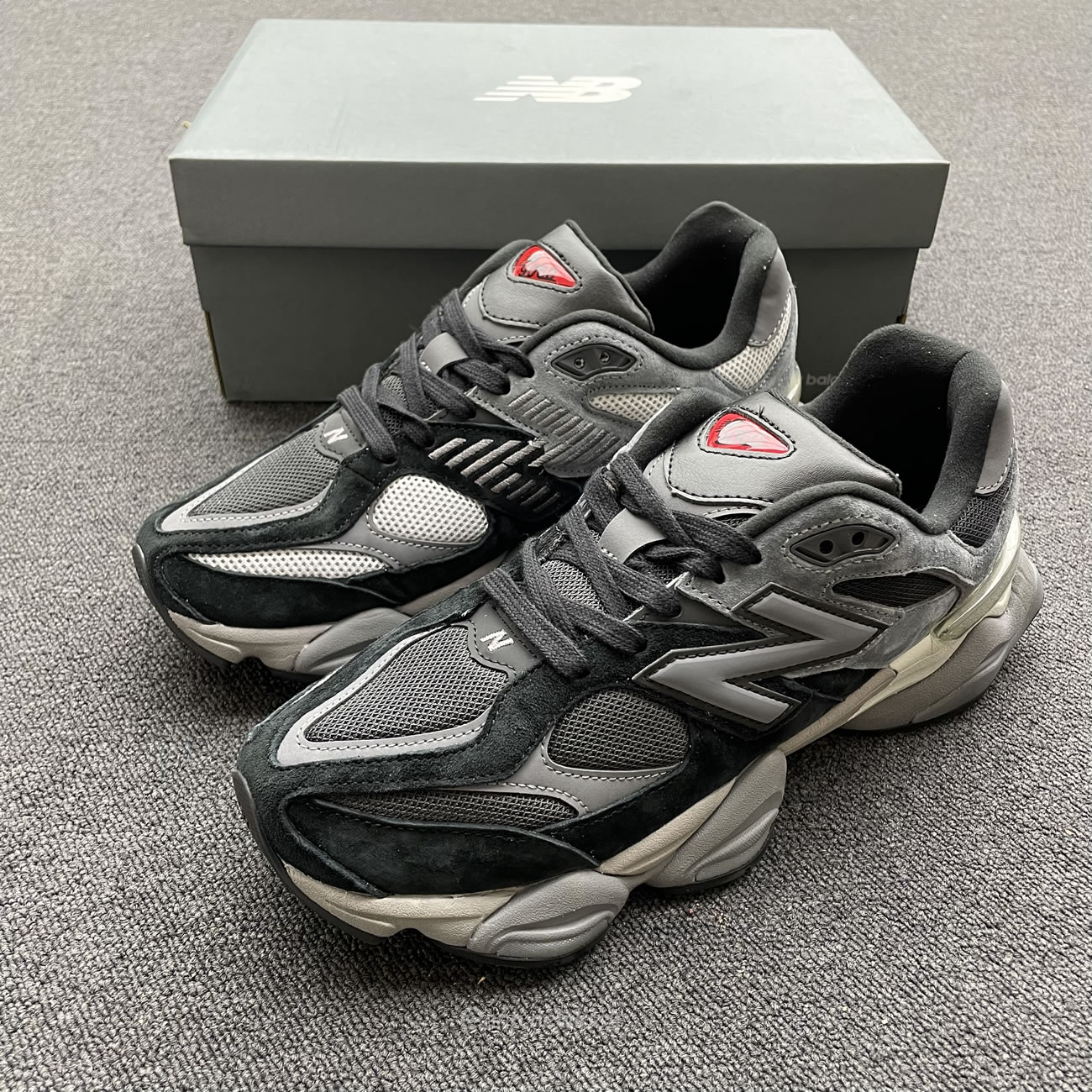 New Balance 9060 Black Castlerock Grey U9060blk (2) - www.newkick.vip