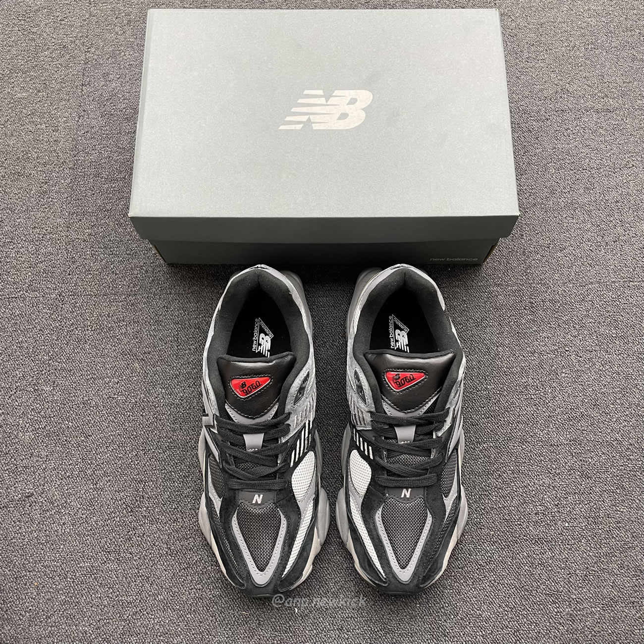 New Balance 9060 Black Castlerock Grey U9060blk (3) - www.newkick.vip
