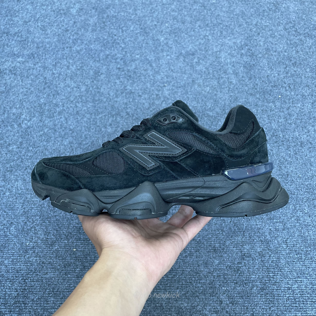 New Balance 9060 Triple Black U9060bpm (6) - www.newkick.vip