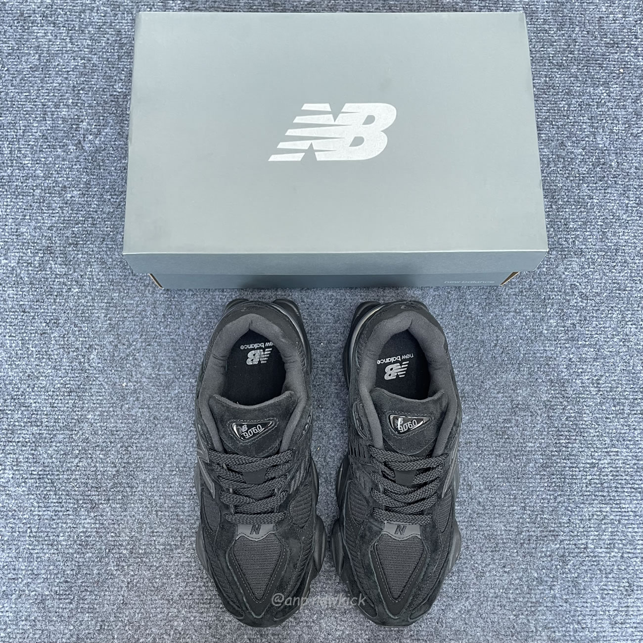 New Balance 9060 Triple Black U9060bpm (7) - www.newkick.vip