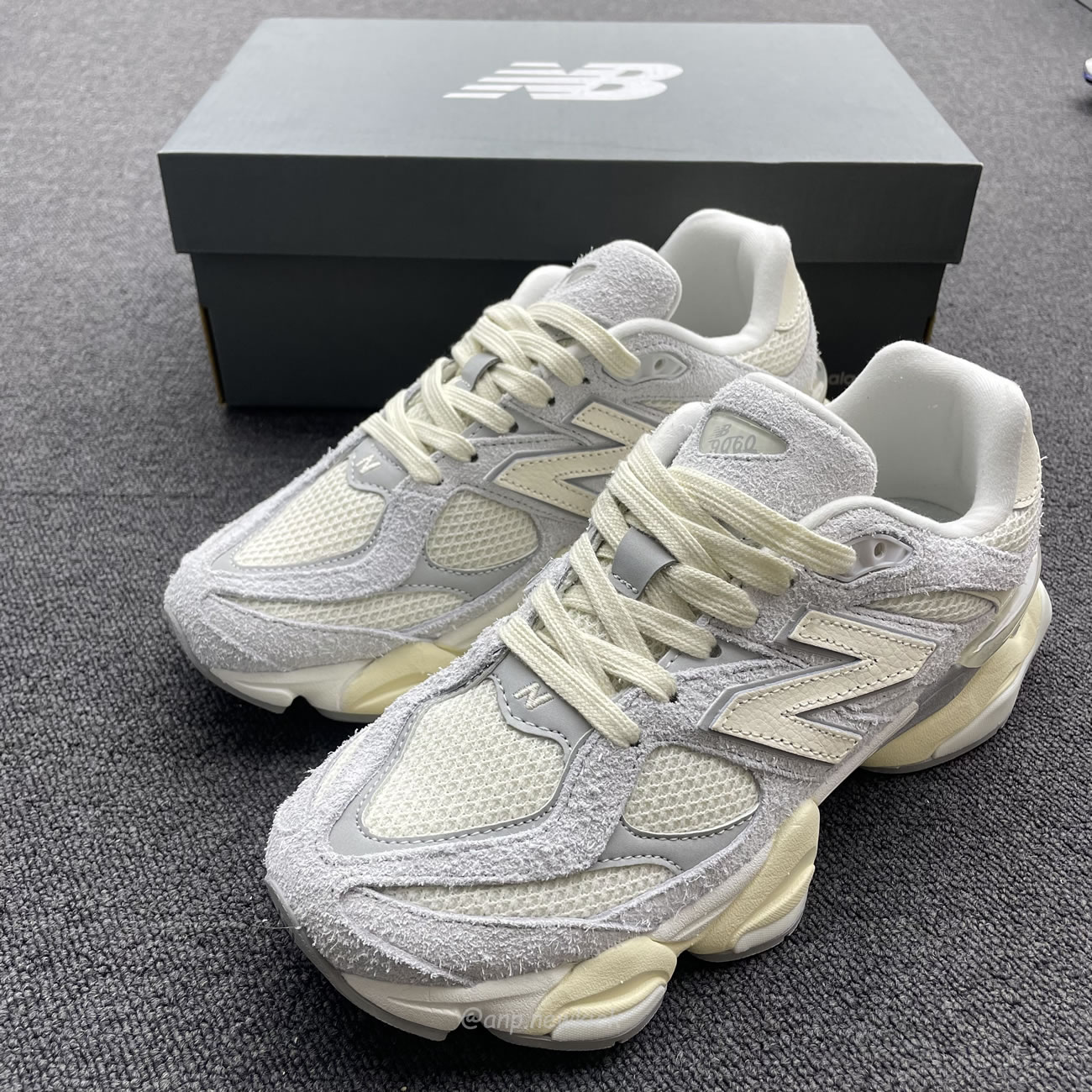New Balance 9060 Quartz Grey Team Cream Sea Salt U9060hsa (10) - www.newkick.vip