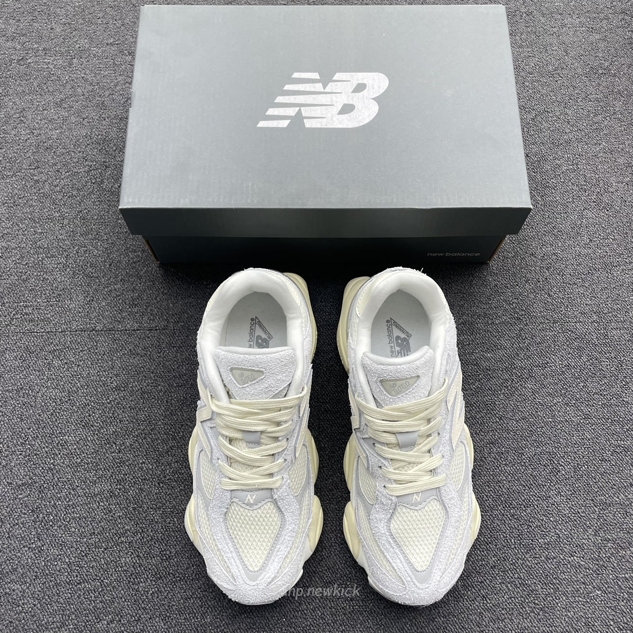 New Balance 9060 Quartz Grey Team Cream Sea Salt U9060hsa (2) - www.newkick.vip