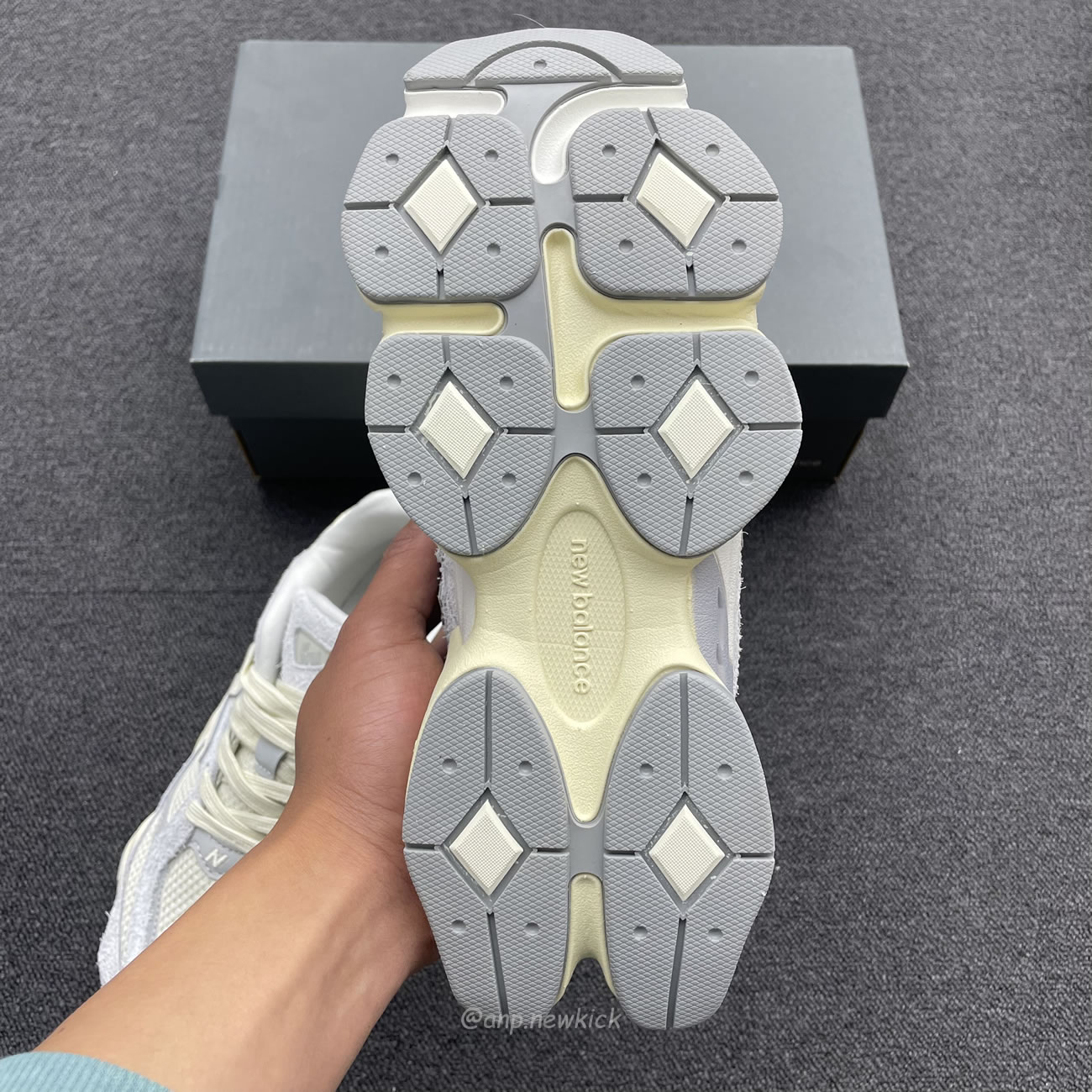 New Balance 9060 Quartz Grey Team Cream Sea Salt U9060hsa (4) - www.newkick.vip