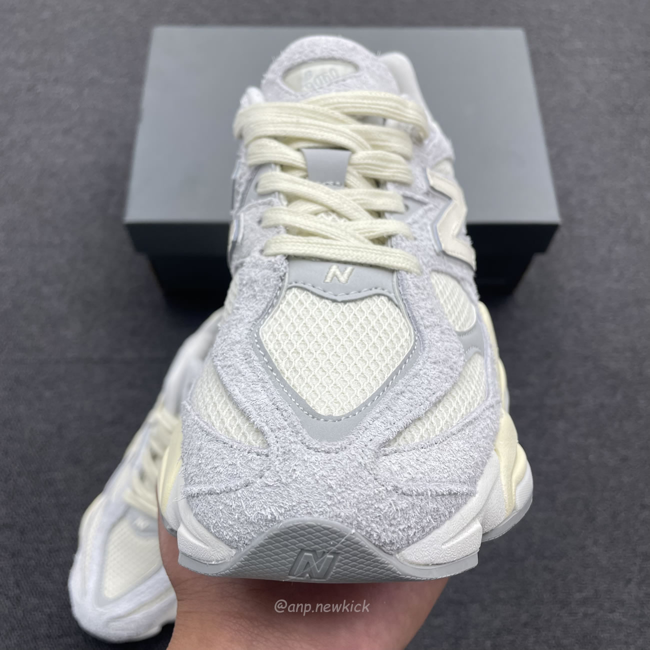 New Balance 9060 Quartz Grey Team Cream Sea Salt U9060hsa (9) - www.newkick.vip