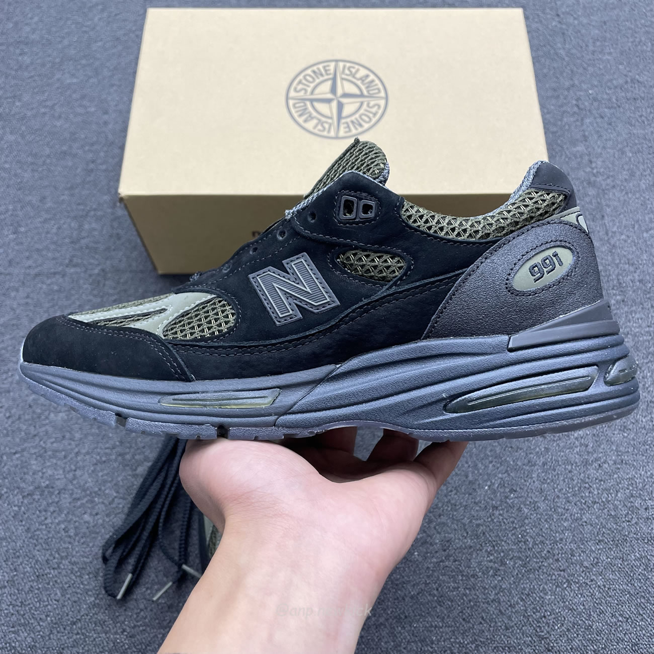 New Balance 991v2 Miuk Stone Island Black U991sd2 (12) - www.newkick.vip