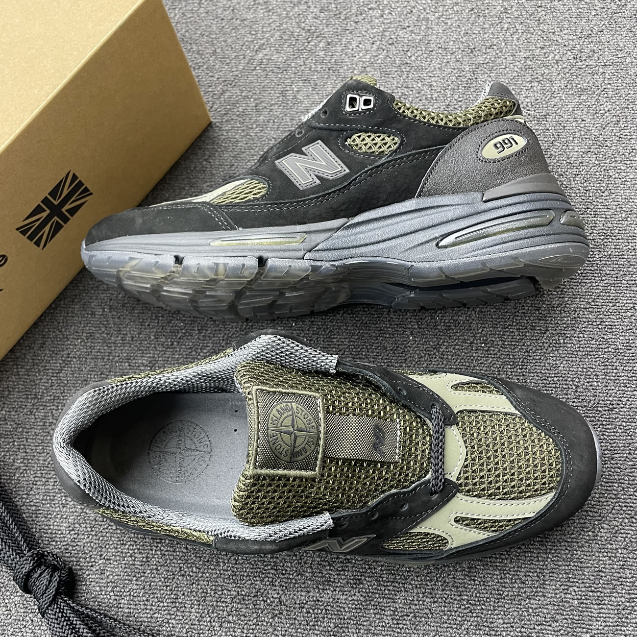 New Balance 991v2 Miuk Stone Island Black U991sd2 (3) - www.newkick.vip