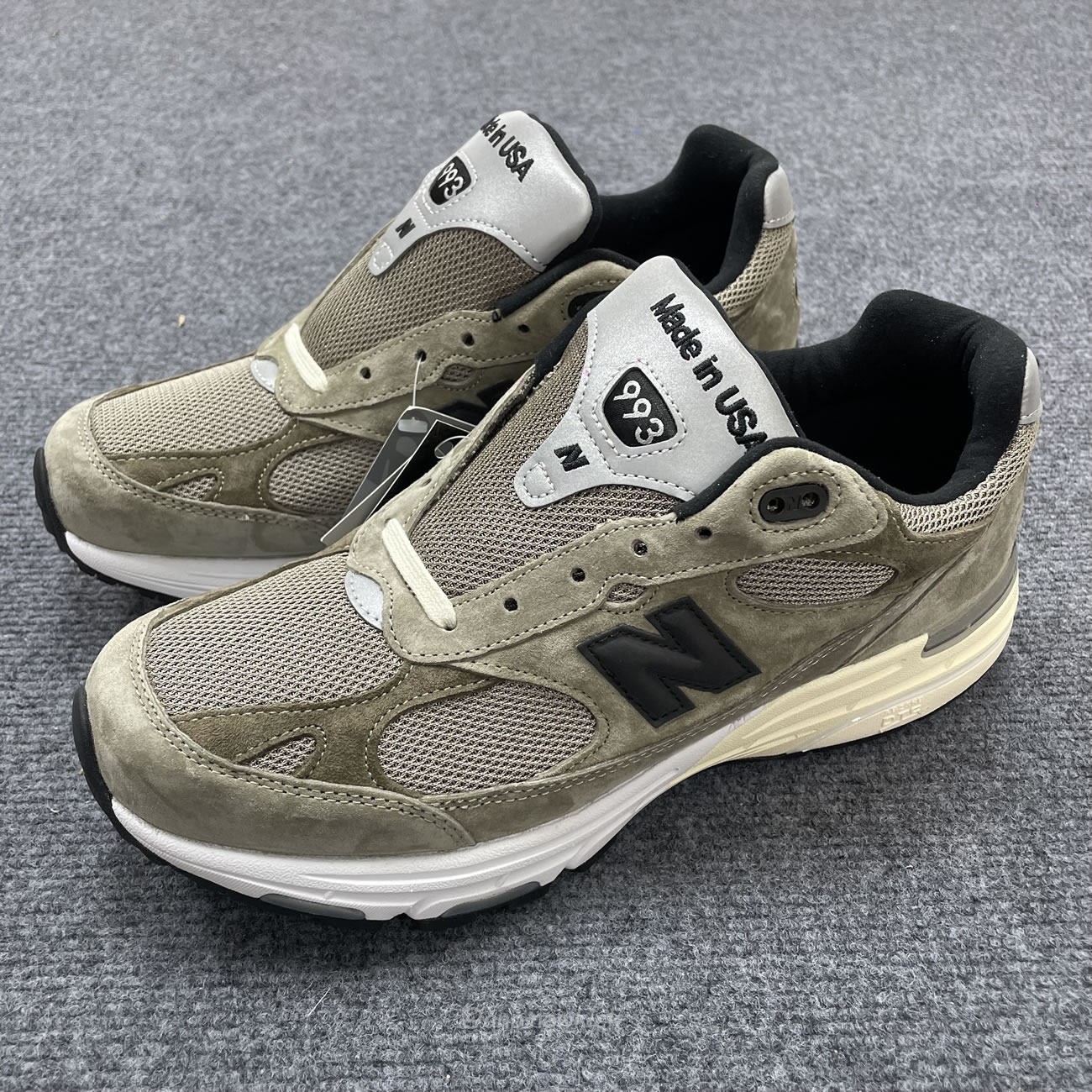 New Balance 993 Miusa Jjjjound Military Urban Grey Angora U993jj (7) - www.newkick.vip