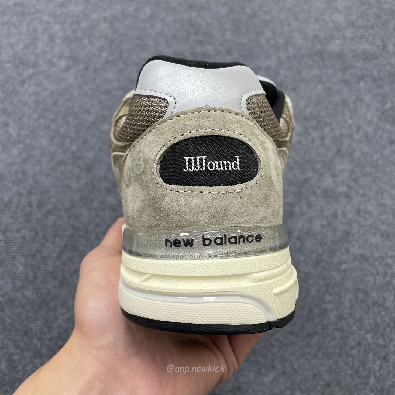 New Balance 993 Miusa Jjjjound Military Urban Grey Angora U993jj (2) - www.newkick.vip