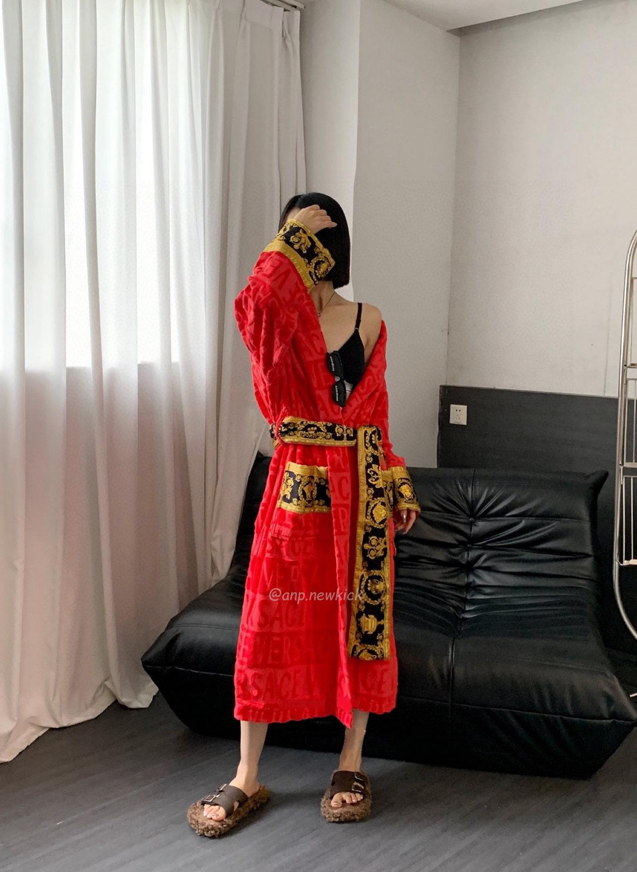 Versace Baroque Logo Jacquard Cotton Bathrobe (10) - www.newkick.vip Versace Baroque Logo Jacquard Cotton Bathrobe (10) - www.newkick.vip