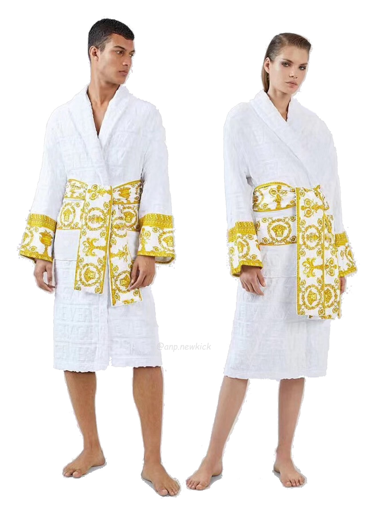 Versace Baroque Logo Jacquard Cotton Bathrobe (5) - www.newkick.vip Versace Baroque Logo Jacquard Cotton Bathrobe (5) - www.newkick.vip