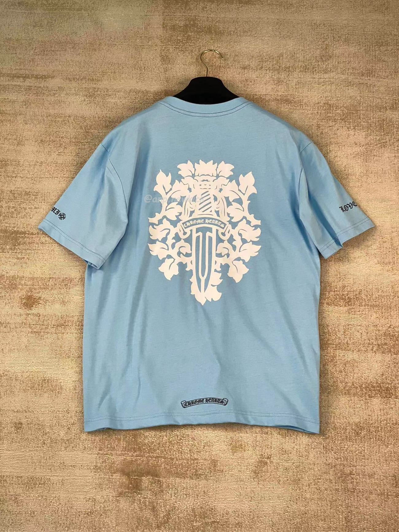 Chrome Hearts Vine Dagger T Shirt Baby Blue (8) - www.newkick.vip Chrome Hearts Vine Dagger T Shirt Baby Blue (8) - www.newkick.vip