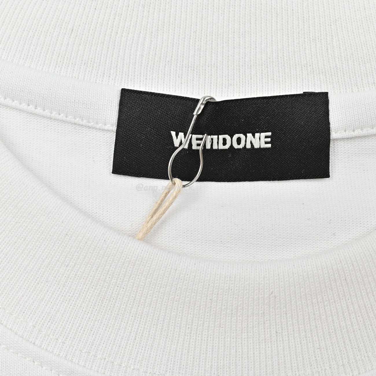 Welldone Letter Printing Black White T Shirt (8) - www.newkick.vip