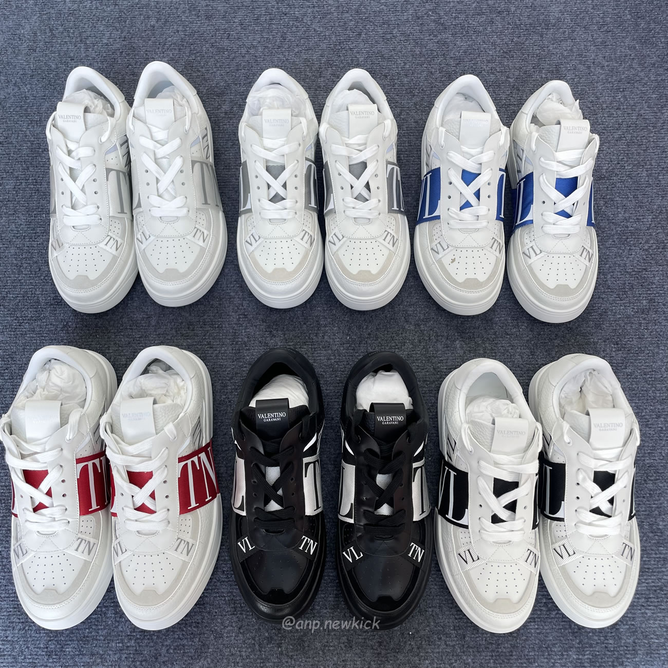 Valentino Garavani Vl7n Sneaker Low Top White Black Grey Red Blue Ys0c58wrq 24p (11) - www.newkick.vip