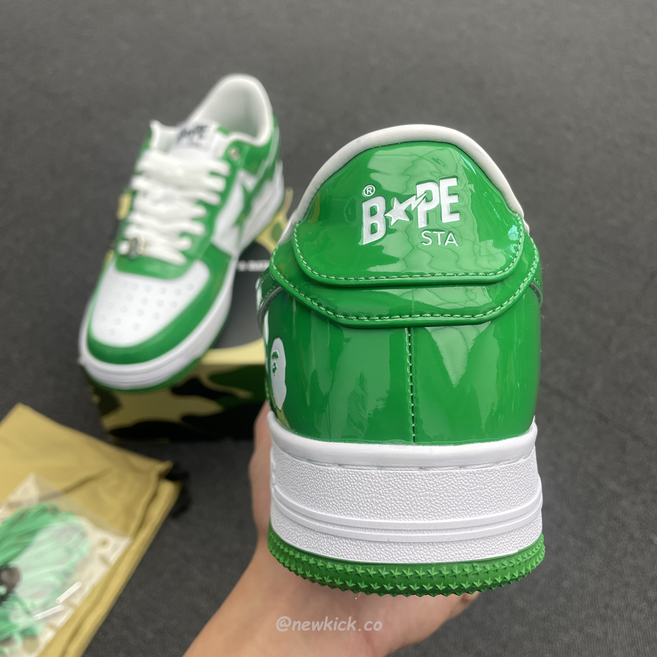 A Bathing Ape Bape Sta Low Black (36) - www.newkick.vip