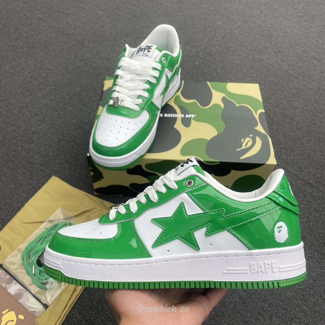 A Bathing Ape Bape Sta Low Black (37) - www.newkick.vip