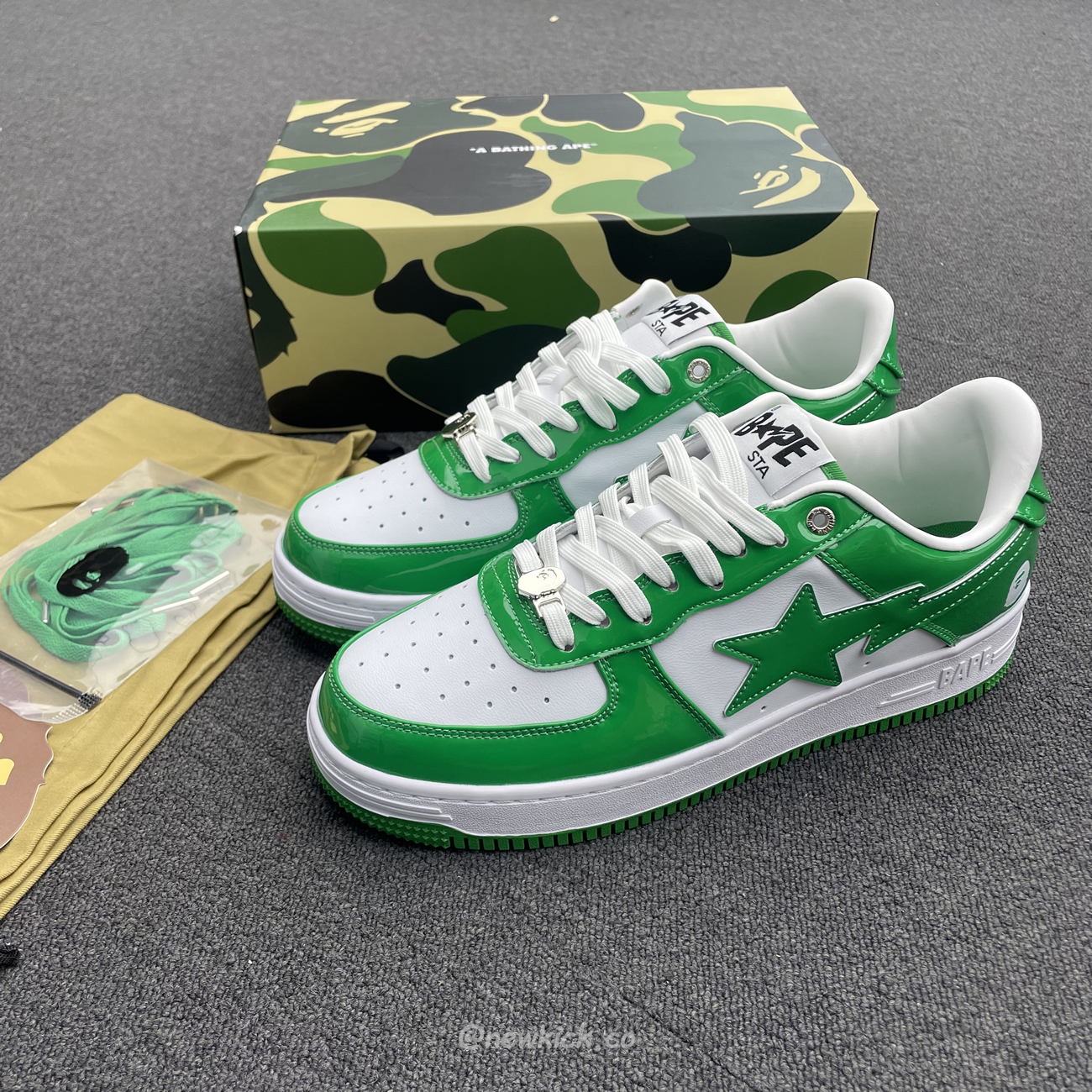 A Bathing Ape Bape Sta Low Black (38) - www.newkick.vip