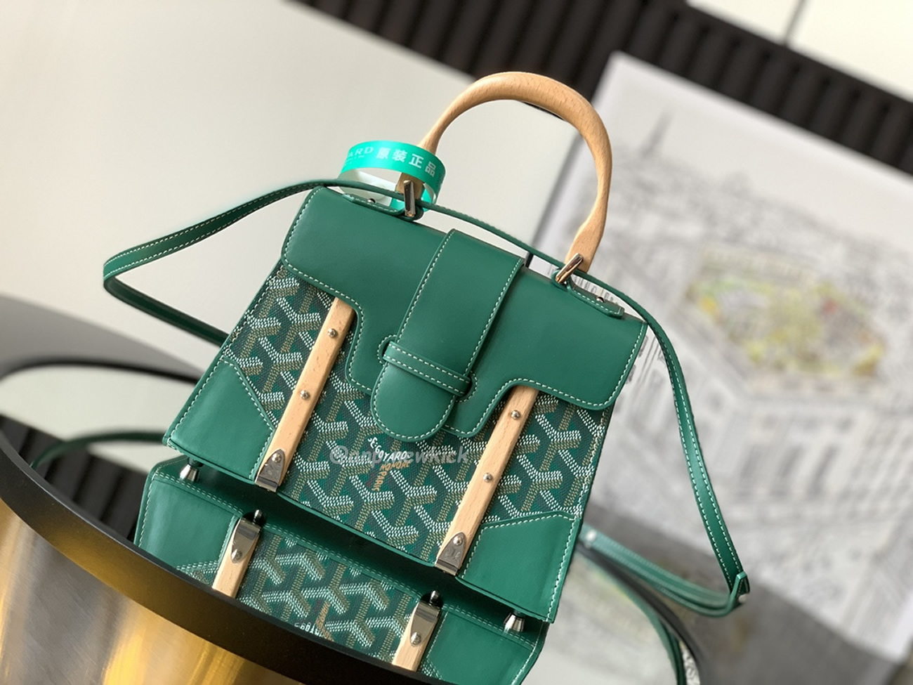 Goyard Saigon Bag Wooden Handle (26) - www.newkick.vip
